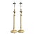 Vintage Patinated Extendable Floor Lamps - A Pair For Sale