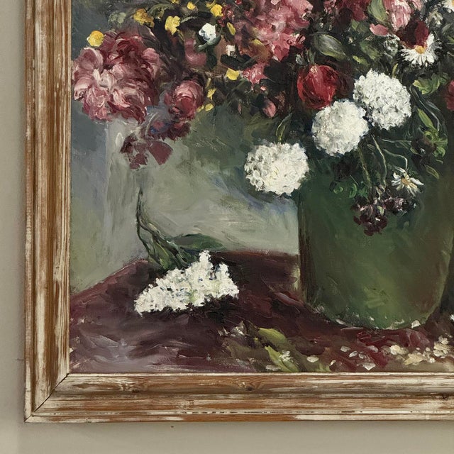 Framed Oil Painting on Canvas by Henri Dufaux (1879-1980) For Sale - Image 10 of 15