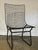 2000 - 2009 Knoll Style, Mid-Century Modern Metal Wire Chairs - Set of 6 Black For Sale - Image 5 of 14