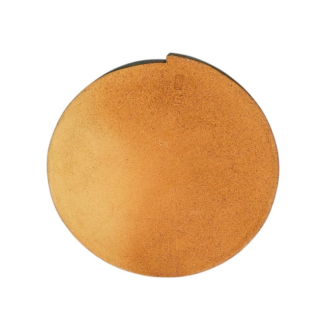 Late 20th Century Japanese Stoneware Ikebana Suiban With Variegated Glaze For Sale - Image 11 of 13