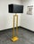 Modern Restoration Hardware Clarke Open Brass Rectangle Floor Lamp For Sale - Image 3 of 12