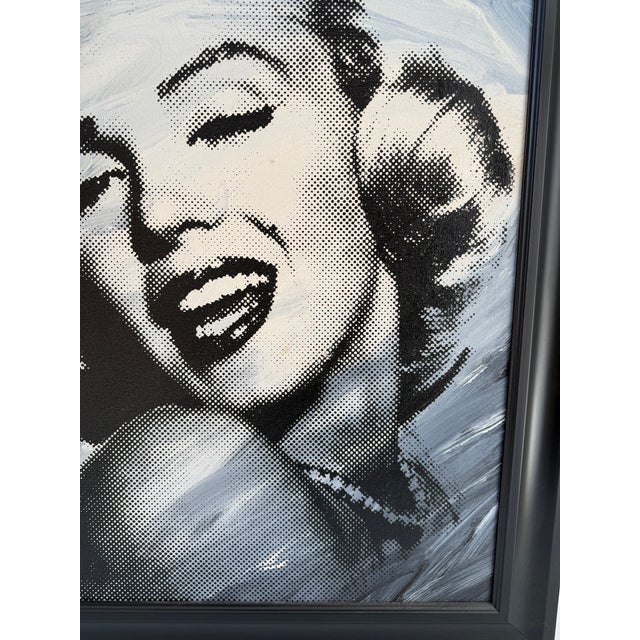 Original John Stango Painting of Marilyn Monroe, Framed For Sale - Image 9 of 16