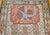Vintage Persian Shahsavan Soumak Tribal Rug, Handwoven Wool & Silk, Geometric Pattern, Ivory & Red, 4x7 For Sale - Image 11 of 18
