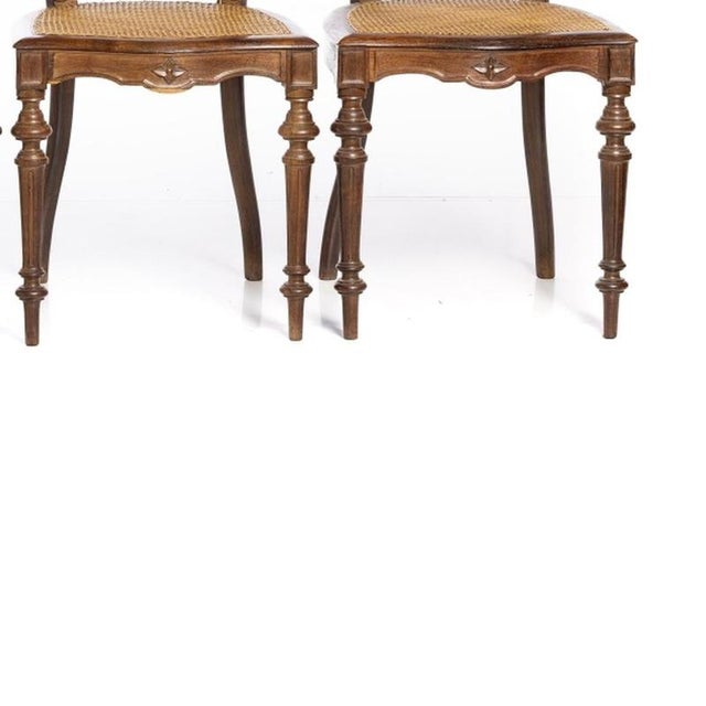 Wood Chairs, 19th Century, Set of 4 For Sale - Image 5 of 6