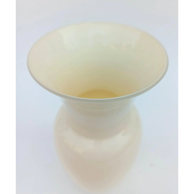 Opal Glass Vase in the Style of Paolo Venini, 1930s For Sale - Image 3 of 10