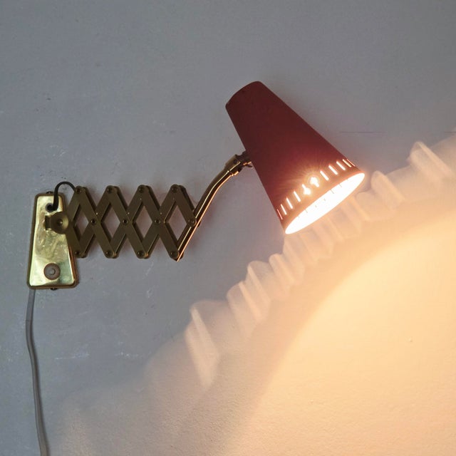 Vintage Diabolo Scissor Lamp by Karl Lang for Sis-Licht, Germany, 1950s For Sale - Image 4 of 18