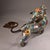 Late 20th Century Gilt Bronze Cloisonné Enamel Mythical Beast Figure For Sale - Image 5 of 9