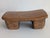 This early 1900s hand carved stool is carved from a single block of very dense wood. It is dangerous to carve these stools...
