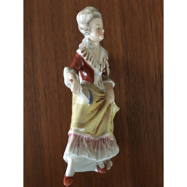 Vintage German Porcelain Figures, 1950s, Set of 2 For Sale - Image 12 of 18