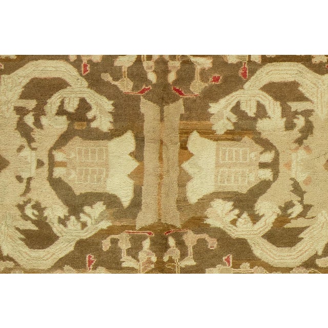 Textile Zabihi Collection Oversize Indian Antique Agra Carpet For Sale - Image 7 of 12