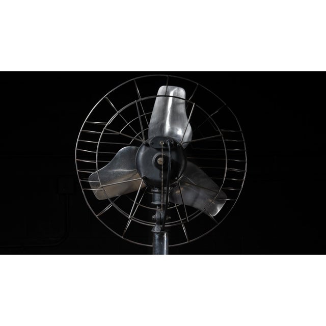 Mid-Century Modern Mid 20th Century Space Age Industrial Floor-Length Fan by Airmaster For Sale - Image 3 of 8