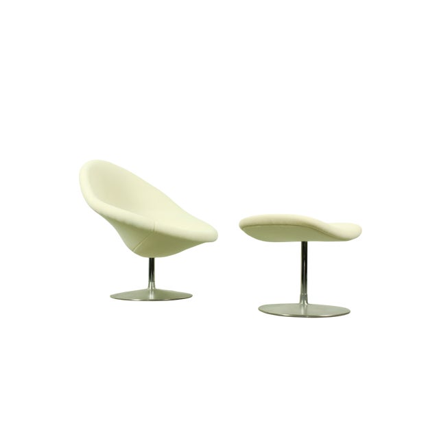Set of Vintage Globe Chair and Ottoman by Pierre Paulin for Artifort, 1960s For Sale - Image 6 of 16