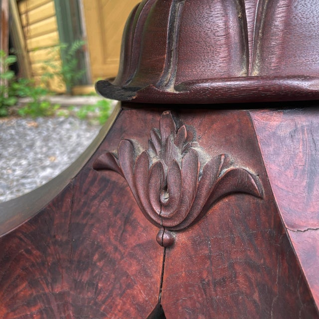 1800s Empire Period Tavern-Size Table With Carved Details For Sale - Image 10 of 13