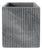Erin Gates x Kassatex Beacon Hill Fluted Marble Waste Basket, Grey For Sale