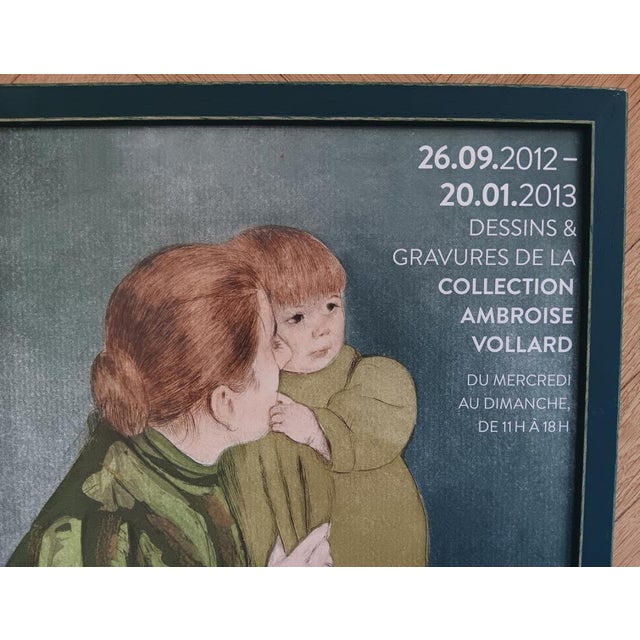 Original Framed Exhibition Poster, Vollard Collection by Mary Cassatt, 2012 For Sale - Image 3 of 8