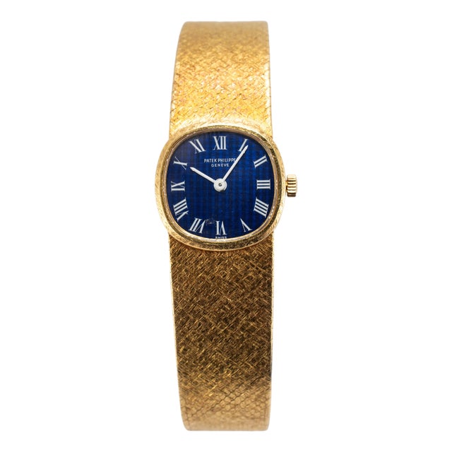 Ladies Vintage Patek Philippe Ellipse 19mm 3370/1j 18k Yellow Gold Manual Watch For Sale