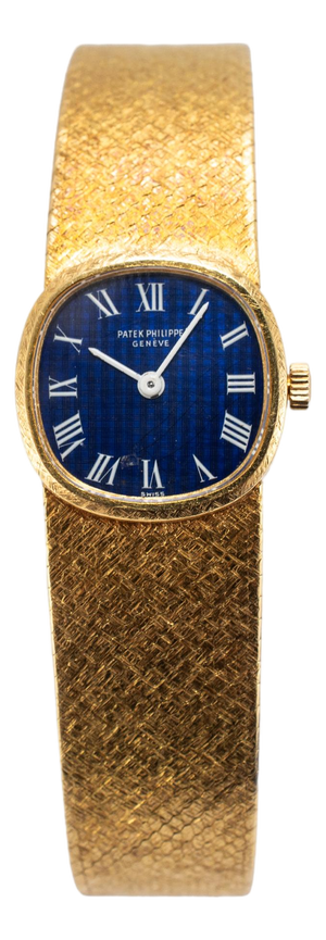 Ladies Vintage Patek Philippe Ellipse 19mm 3370/1j 18k Yellow Gold Manual Watch