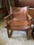 Brown Vintage Armchairs by Paco Muños, 1959, Set of 2 For Sale - Image 8 of 14