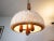 Danish Design Lamp from Domus. The ceiling lamp is made of teak and fabric. The umbrella can be adjusted in height by...