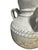 Ceramic Vintage Amphora-Style Triple Handled Terracotta Vase For Sale - Image 7 of 12