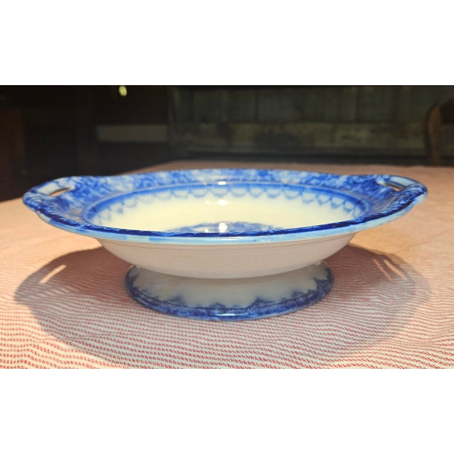 Late 19th Century Late 19th Century Royal Dalton Watteau Pedestal Bowl For Sale - Image 5 of 12