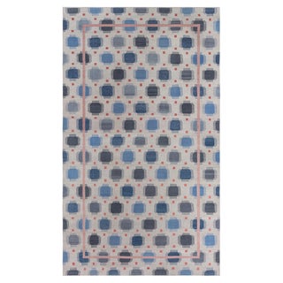 Oversized Modern Swedish-Inspired Geometric Rug by Doris Leslie Blau For Sale