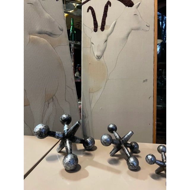 Super cool, vintage, metal jacks, and three sizes. Perfect for the interior design enthusiast. Please check out my other...