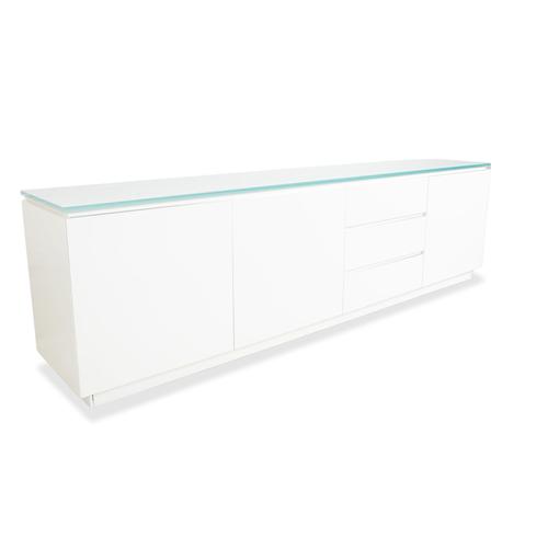 Cube Sideboard and Chest of Drawers in White High Gloss Wood from Interlübke, Set of 2 For Sale - Image 6 of 18