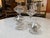 2010s Modern Glass Pedestal Vessels + Seashells, Set of Four For Sale - Image 5 of 12