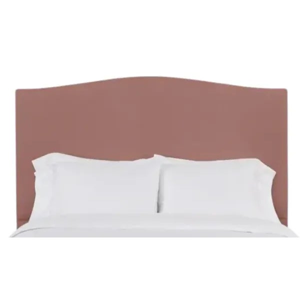 Hazel King Headboard, Blush Velvet For Sale