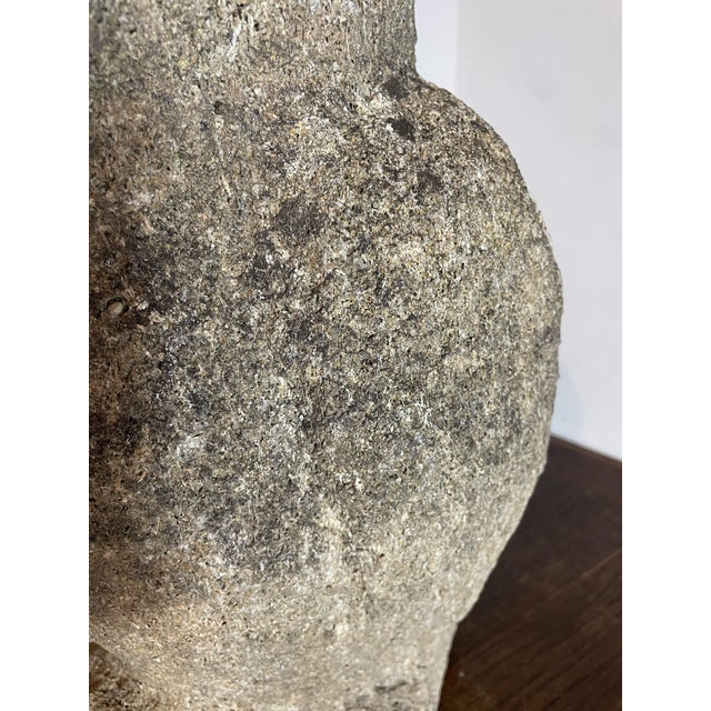 1950s Large Owl Garden Ornament in Reconstituted Stone, 1950s For Sale - Image 5 of 13