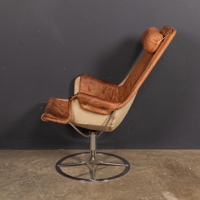 Modern Vintage Swedish Jetson Swivel Chair by Bruno Mathsson for Dux, 1960 For Sale - Image 3 of 18