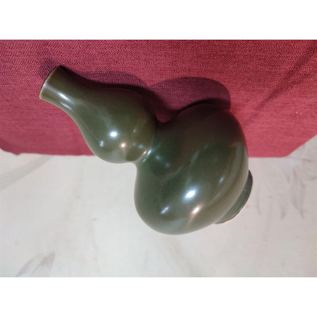 Chinese Ceramic Vase,Jiajing Marked Brown Glaze Porcelain Gourd Vase For Sale - Image 11 of 11