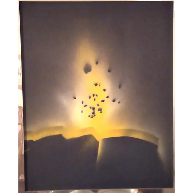 Jean Triffez, Artifices Magiques, 1972, Oil on Canvas For Sale - Image 3 of 3