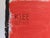 Red Original Paul Klee Exhibition Poster, Galerie Flinker, Paris, 1974 For Sale - Image 8 of 9