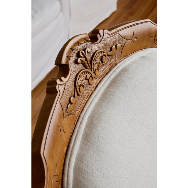 Rococo Lady and Gentleman Set of 19th Century Antique Chairs For Sale - Image 3 of 8