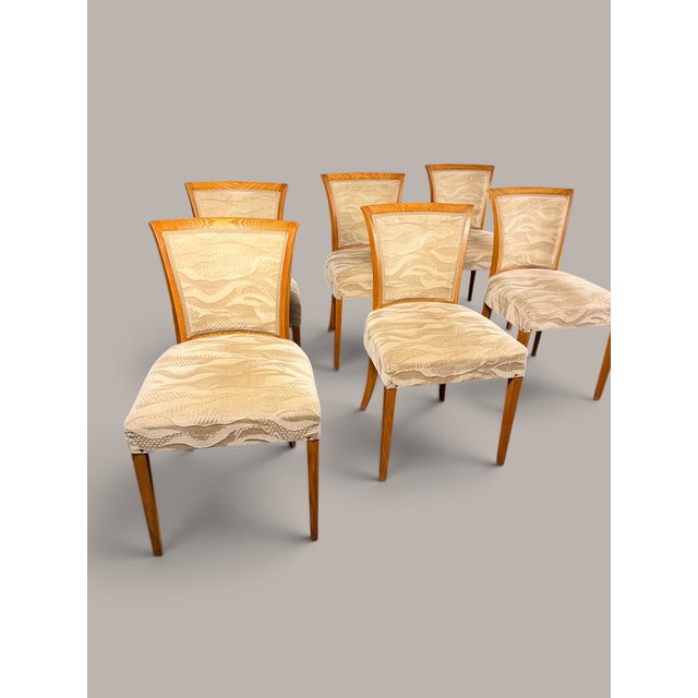 1930s Model 345 Dining Chairs by by Bruno Paul for VEB Deutsche Werkstätten Hellerau, 1935, Set of 6 For Sale - Image 5 of 8