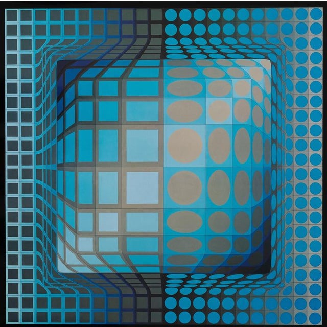 Victor Vasarely (1906-1997) Koska-Rev Heliogravure after a work by the artist On heavy paper, 41 x 41 cm (approx. 16 x 16...