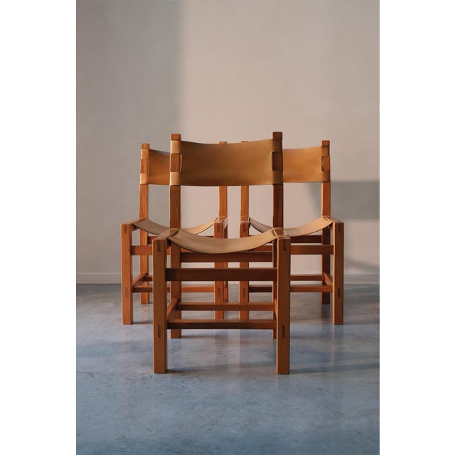 Vintage Dining Chairs from Maison Regain, 1970s, Set of 4 For Sale - Image 9 of 18