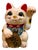 Japanese Maneki-Neko Lucky Cat with Koban, 1950s For Sale