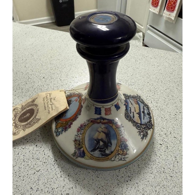Staffordshire The John Paul Jones US Marine Ships Decanter Pussers Ltd. England With original paperwork ￼ The John Paul...