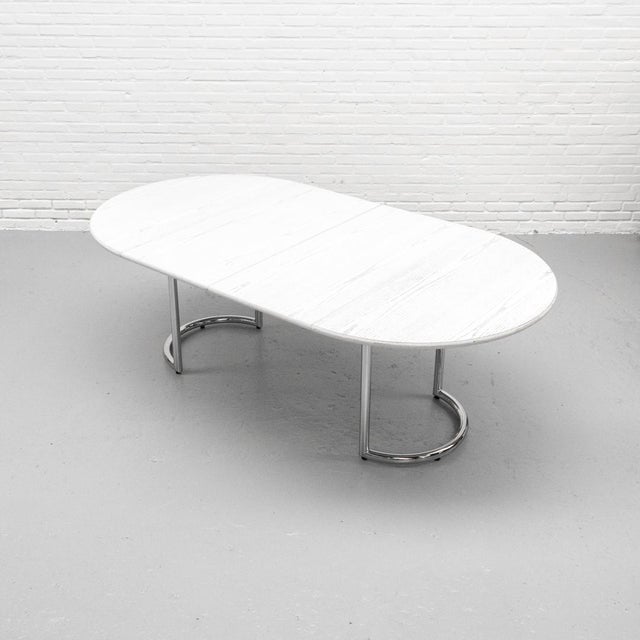 1970s Extendable Dining Table attributed to Läsko, 1970s For Sale - Image 5 of 15