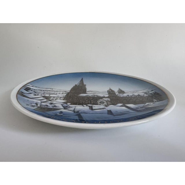 Item: Helmut Drexler Christmas Plate Manufacturer: Rosenthal Germany Series: Classic Rose Design: Christmas 1975 Freiburg...