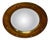 Mid-Century English Brass Convex Maritime Porthole Mirror, 1950s For Sale