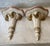White Pair of Mid 20th Century Porcelain Regency Wall Sconces Shelves For Sale - Image 8 of 12