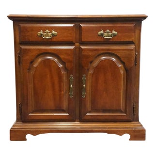 Bernhardt Furniture Solid Cherry Traditional Style 49" Flip Top Server Buffet For Sale