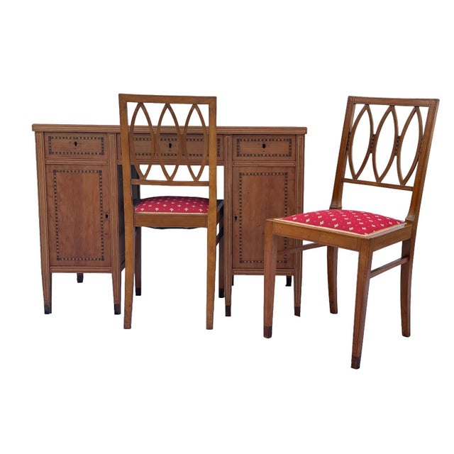 Jugendstil Chairs attributed to Bruno Paul, Germany, 1900s, Set of 2 For Sale - Image 9 of 18