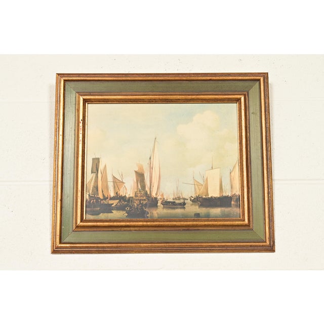 William Van De Velde "Ships in the Roads" Framed Print For Sale - Image 14 of 14