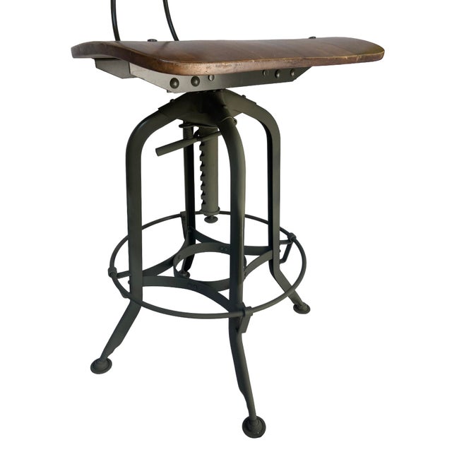 Pr. Vintage Restoration Hardware Stools For Sale - Image 13 of 14