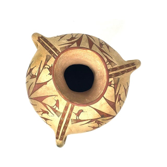 Ceramic 1950s Terracotta Pot From Chiapas, Mexico - 12" H X 8" Diam. For Sale - Image 7 of 9